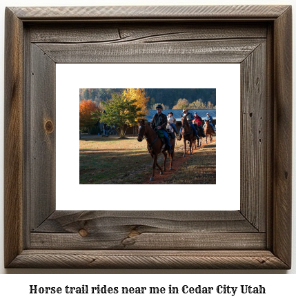 horse trail rides near me in Cedar City, Utah